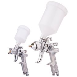 AIRCRAFT Spray Gun Kit Sg H827 & Sg H2000 Combo With Polished Body Hvlp
